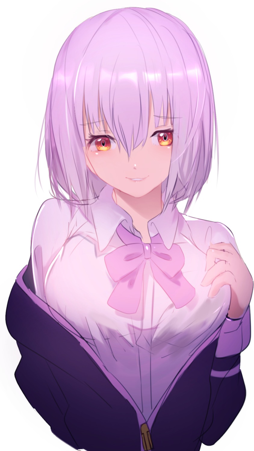 breast_hold, gridman_universe, seifuku, shinjou_akane, ssss.gridman, tarbo_(exxxpiation)