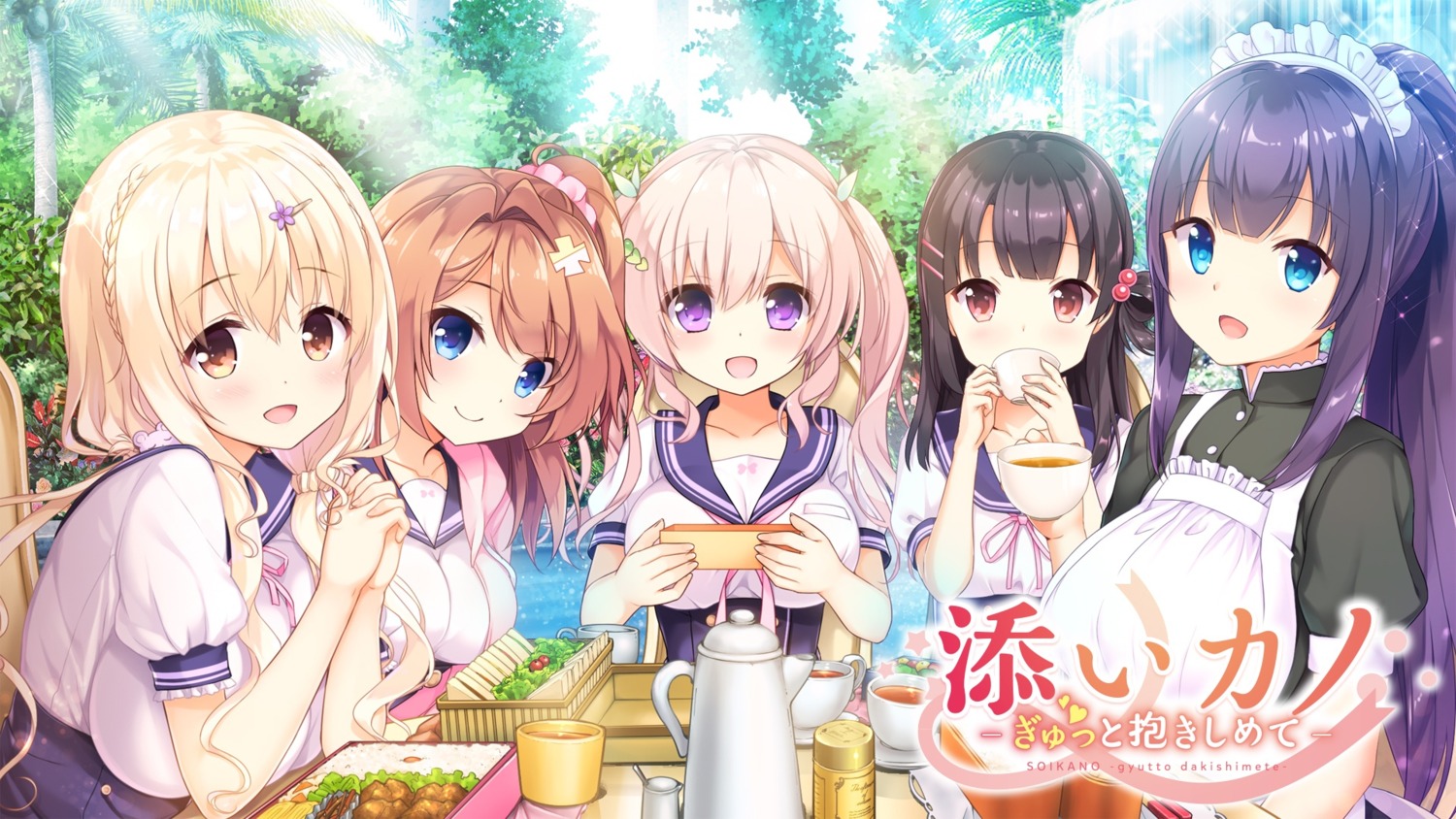 ameto_yuki, chiyuki_touko, giga, hanatsuka_aika, hinata_momo, hisama_kumako, katagiri_tsubame, kozuya_riku