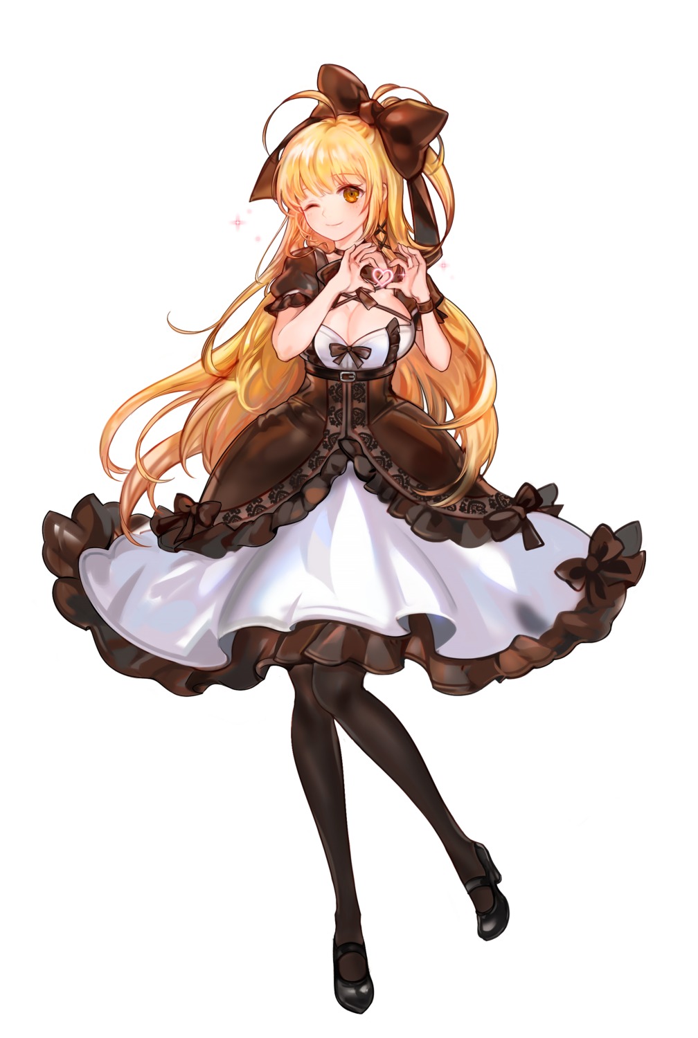 96dgd, cleavage, dress, heels, mabinogi
