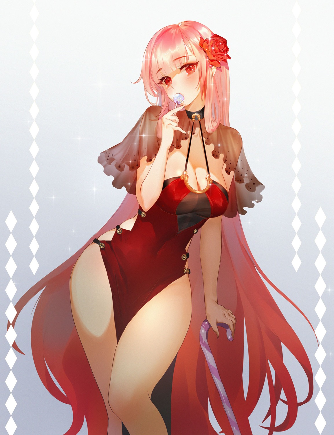 chinadress, cleavage, no_bra, orry, see_through