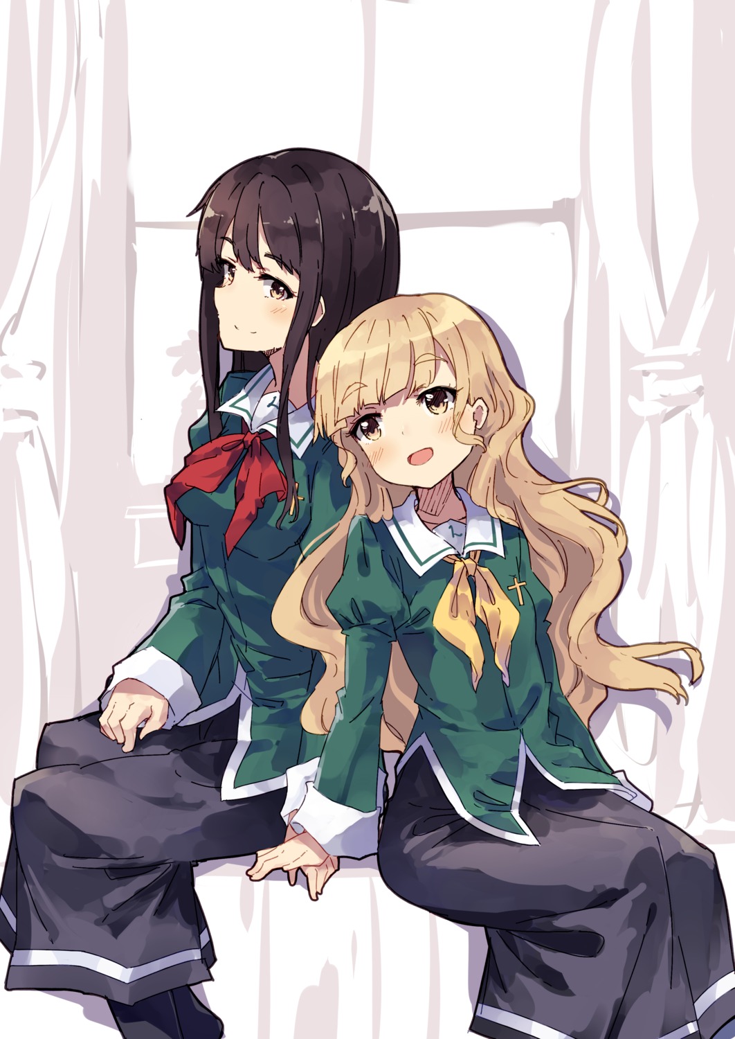 normaland, seifuku, yuri