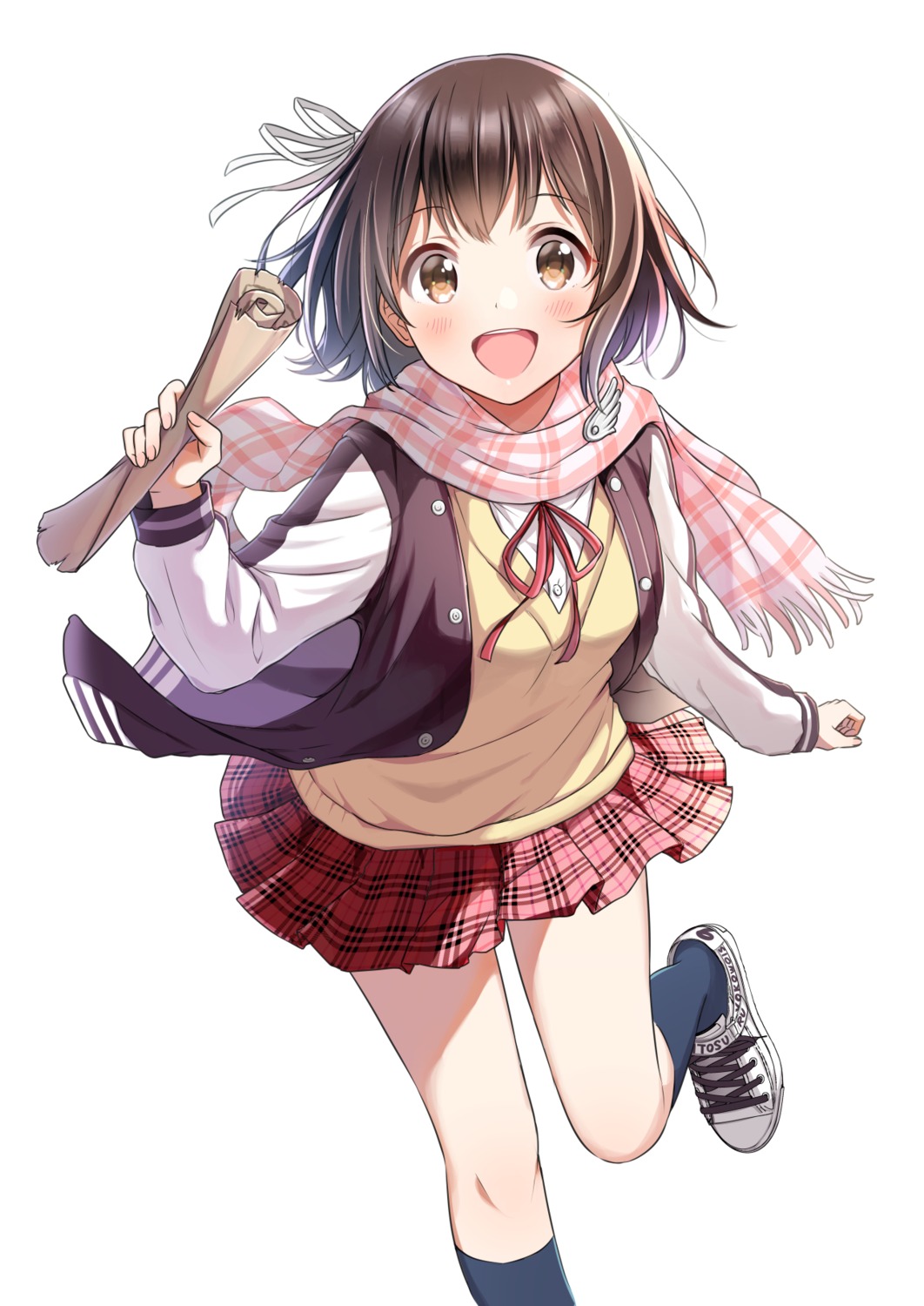 koko_wo_isekai_to_suru!, seifuku, skirt_lift, sweater, yatomi