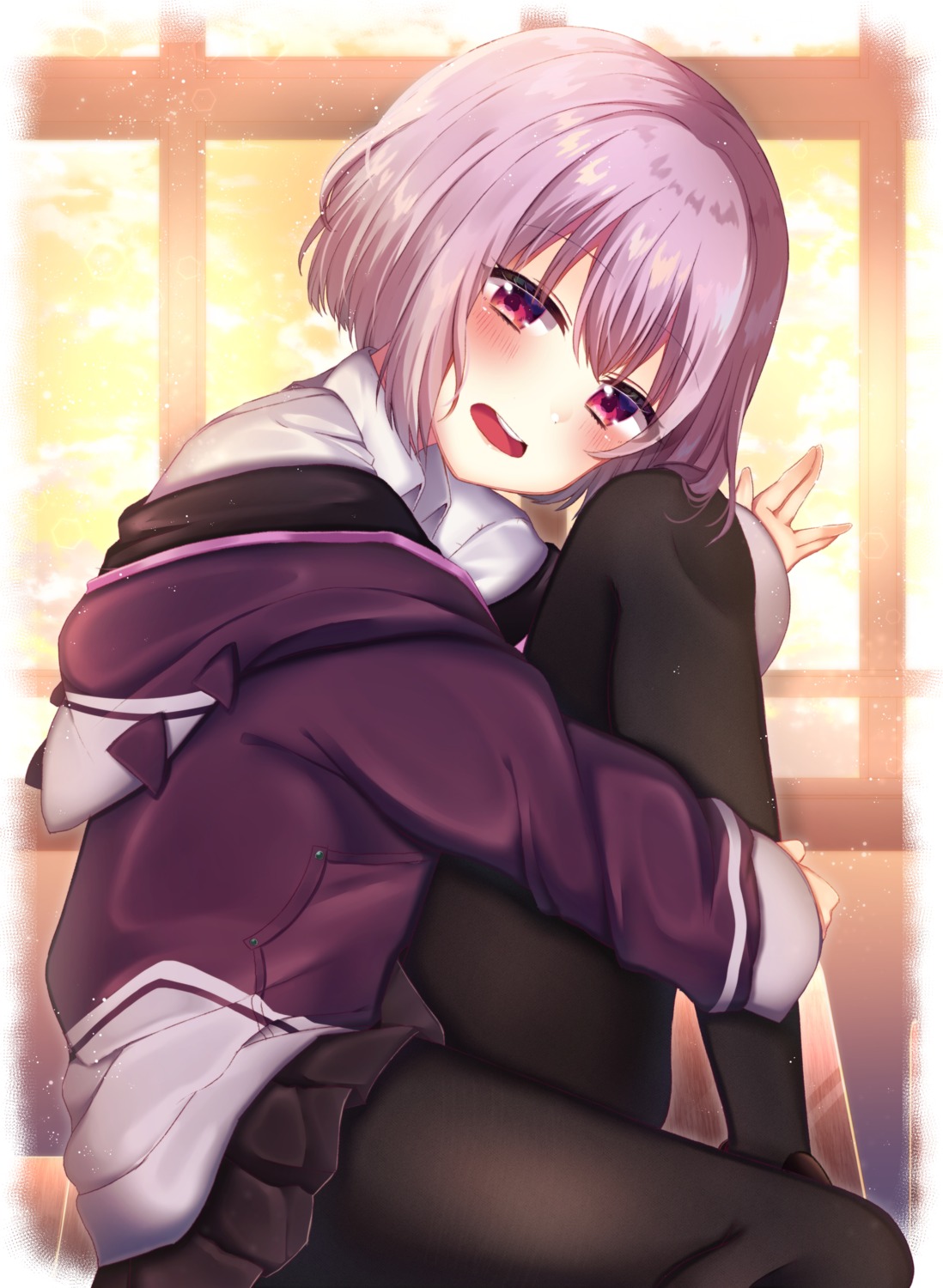 gridman_universe, pantyhose, seifuku, shinjou_akane, ssss.gridman, utasen_chiki