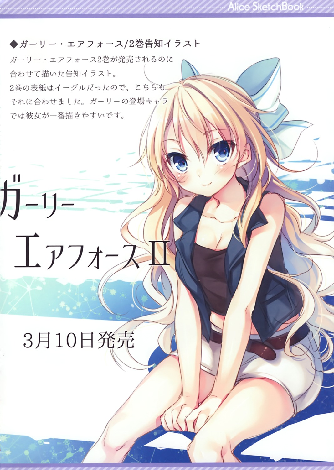 alicesyndrome*, cleavage, eagle_(girly_air_force), girly_air_force, toosaka_asagi