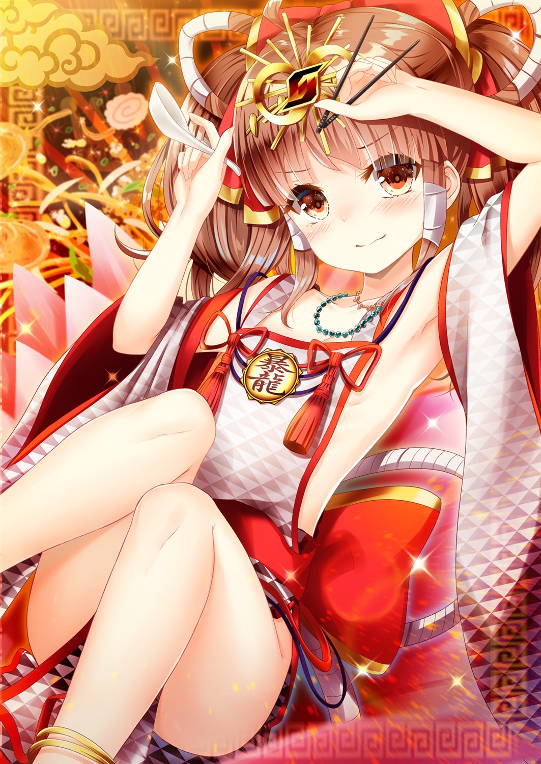 akiraon, japanese_clothes, no_bra, sound_voltex, yamashina_kanade
