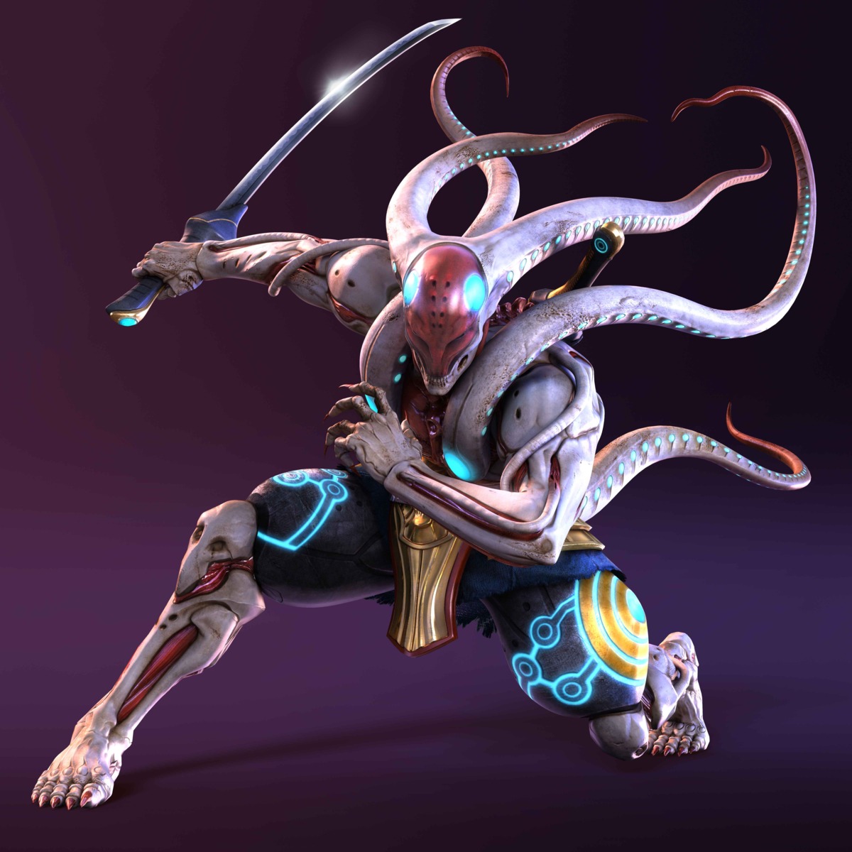 armor, male, soul_calibur, sword, tekken, weapon, yoshimitsu
