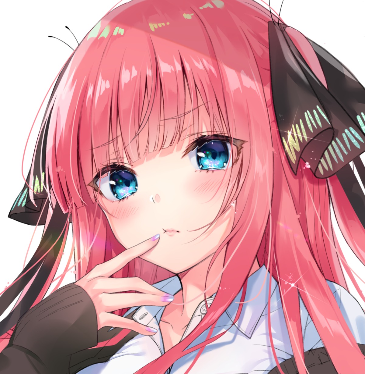 5-toubun_no_hanayome, nakano_nino, sakura_honoka_(srhk0623), seifuku, sweater
