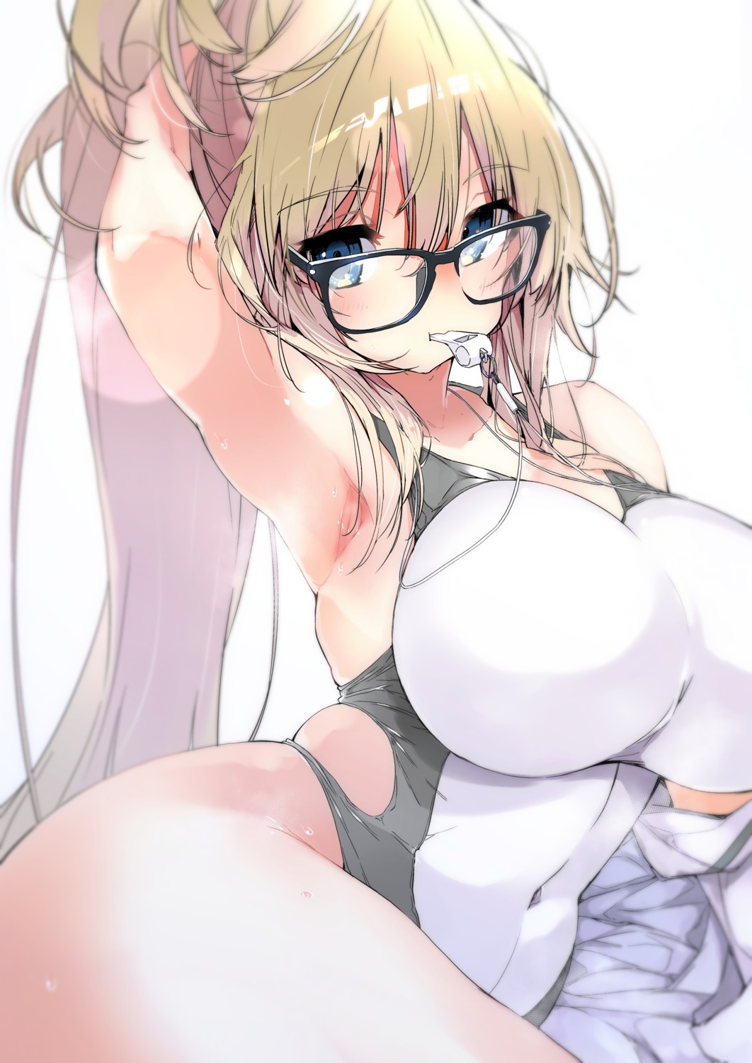 fate/grand_order, jeanne_d'arc, jeanne_d'arc_(fate), kobo_(cobo_0609), megane, swimsuits