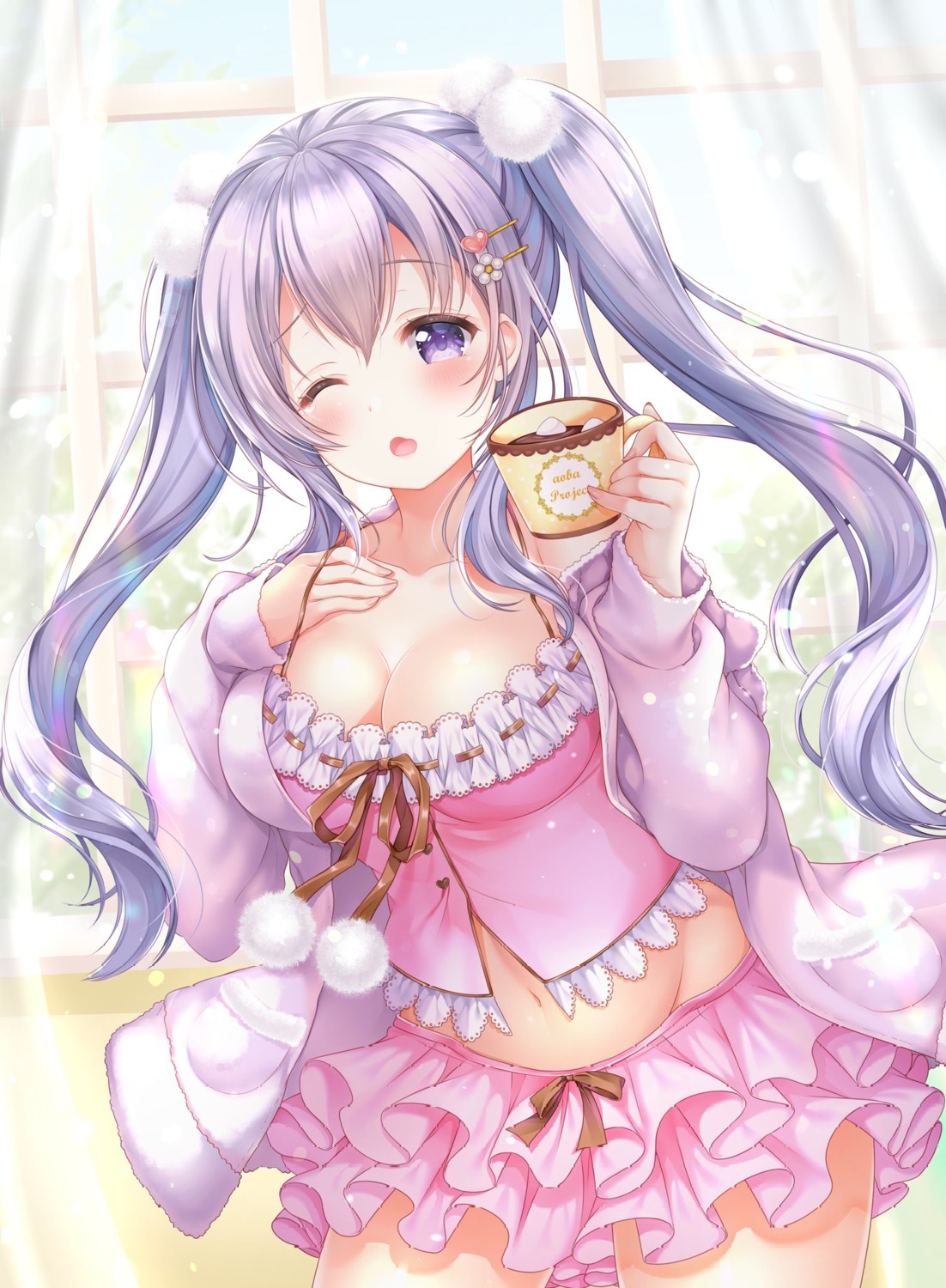 aoba_chise, aoba_project, cleavage, sakura_moyon