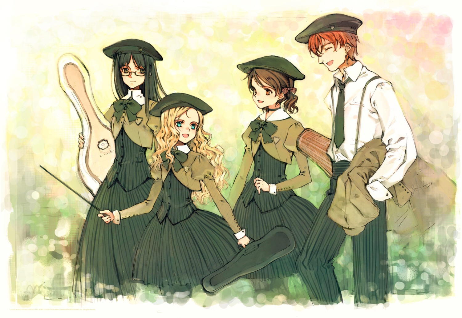 charlotte_francia, juni_argiano, li_shuhua, littlewitch, megane, oyari_ashito, phill_junhers, quartett!