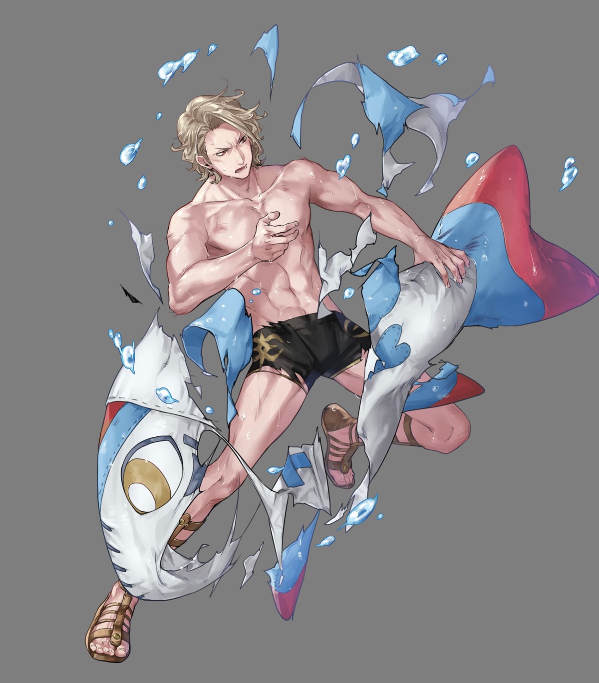 fire_emblem, fire_emblem_heroes, fire_emblem_if, nintendo, penekor, torn_clothes, transparent_png, xander_(fire_emblem)