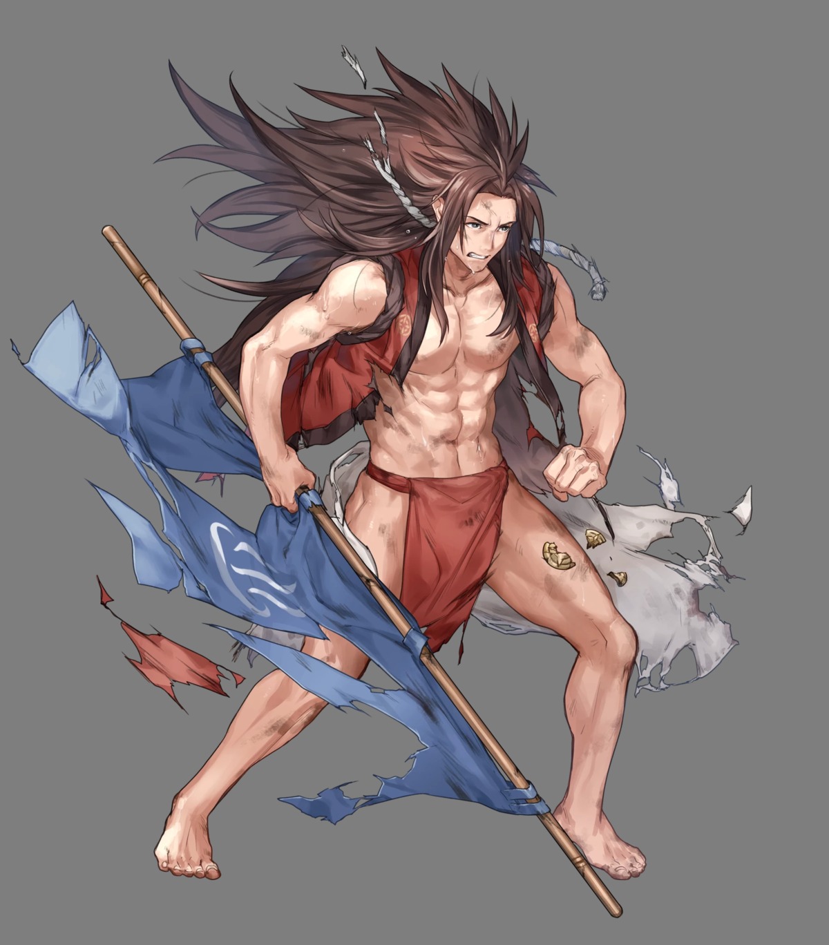 fire_emblem, fire_emblem_heroes, fire_emblem_if, nintendo, penekor, ryoma_(fire_emblem), torn_clothes, transparent_png