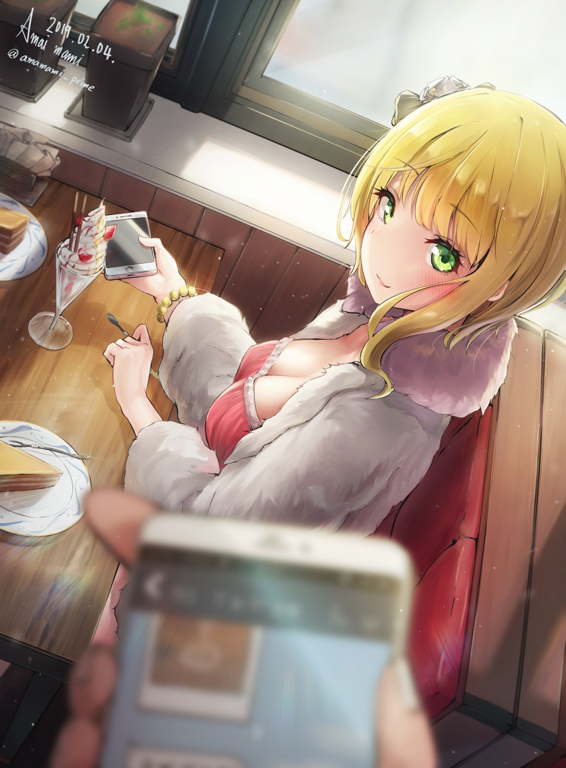 amamami_prime, cleavage, miyamoto_frederica, the_idolm@ster, the_idolm@ster_cinderella_girls