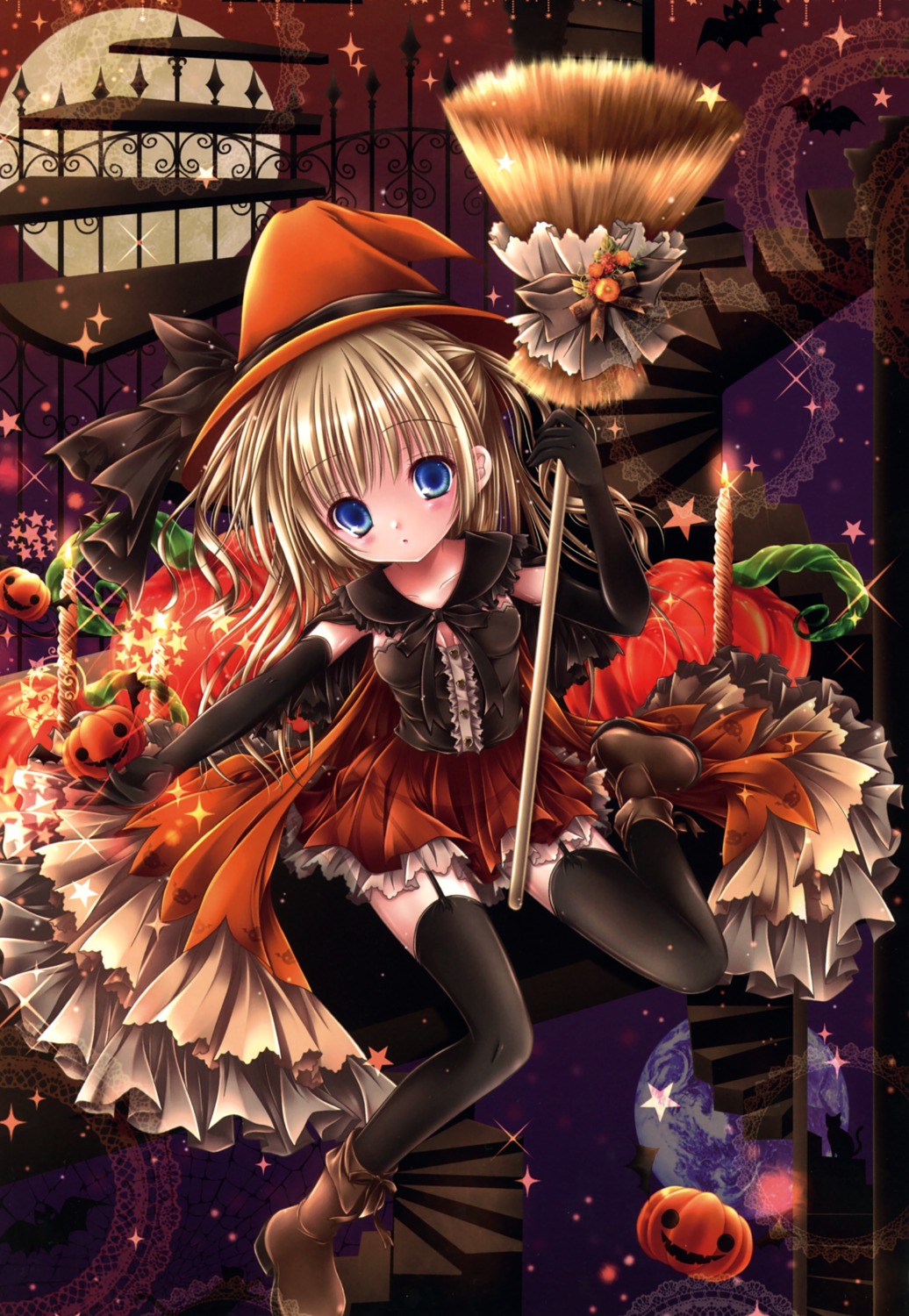 albion_sin, dress, halloween, mubi_alice, possible_duplicate, stockings, thighhighs, witch