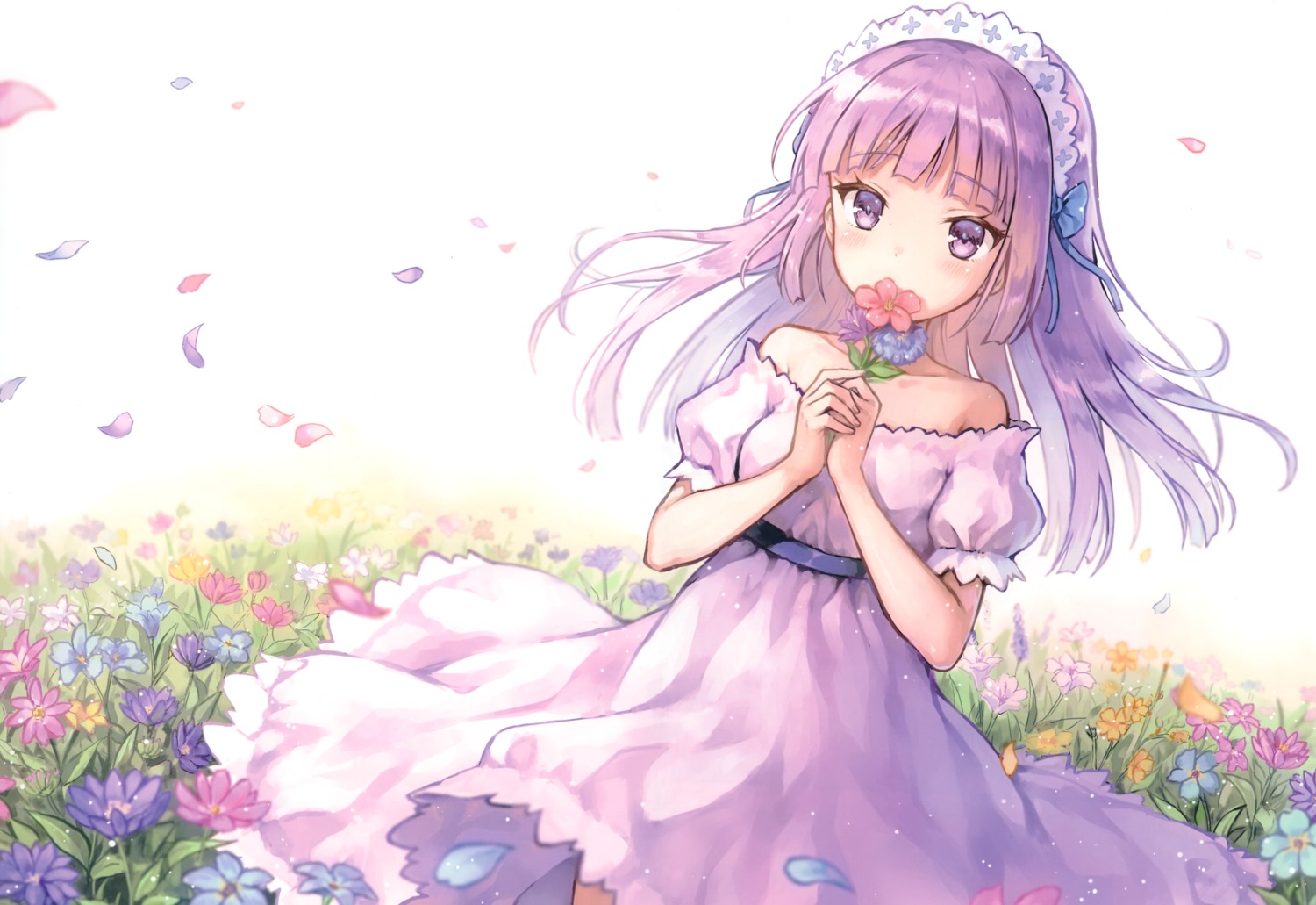 aikatsu!, breast_hold, dress, hikami_sumire, hiten, hitenkei