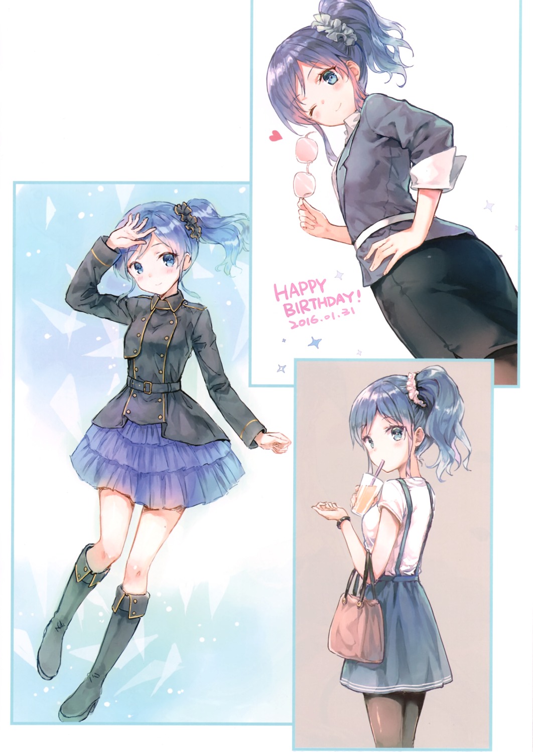 aikatsu!, business_suit, heels, hiten, hitenkei, kiriya_aoi, megane, pantyhose
