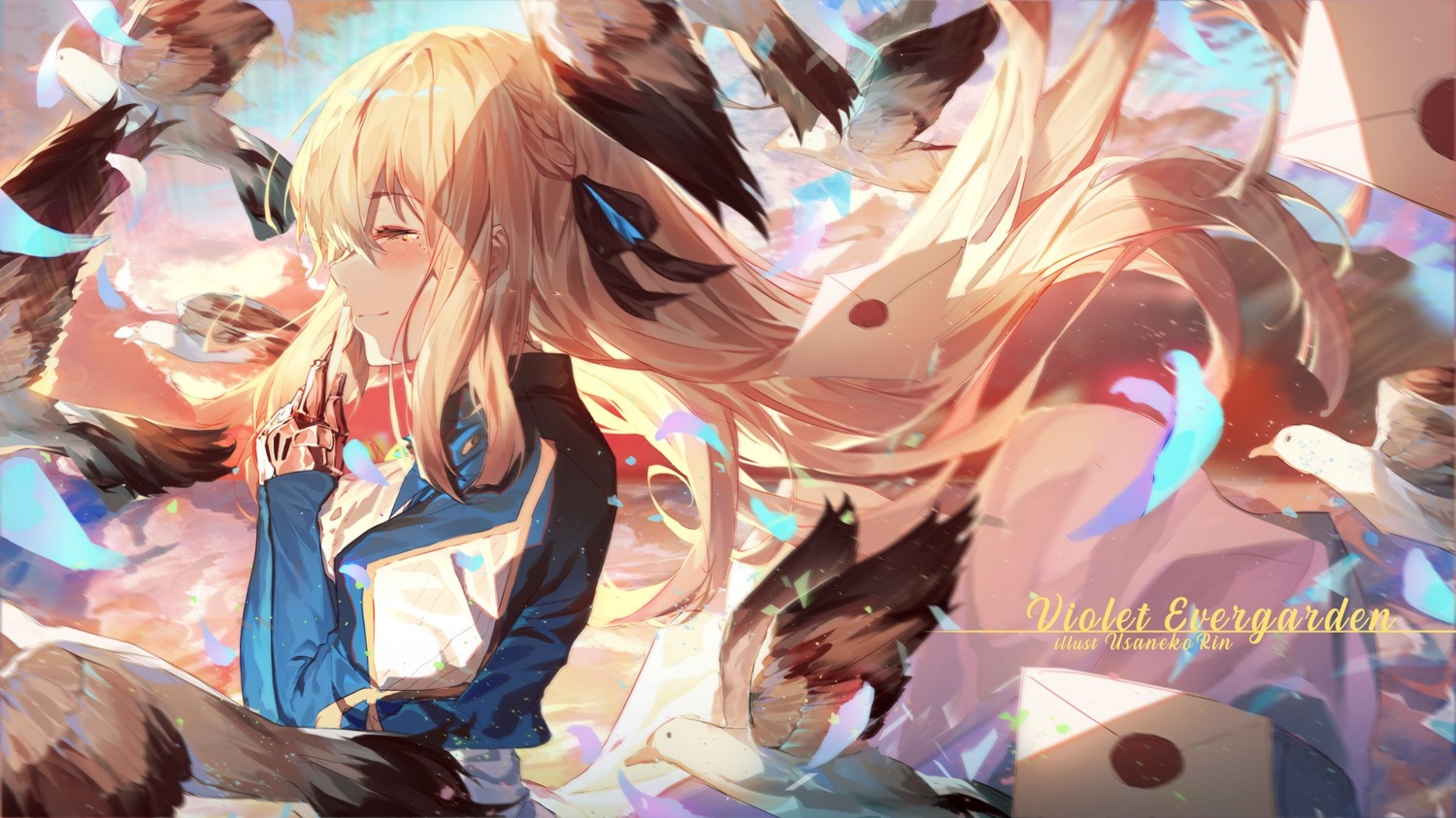 mecha_musume, usanekorin, violet_evergarden, violet_evergarden_(character)