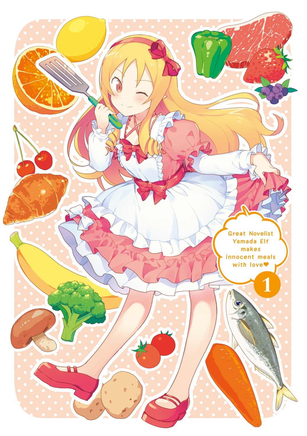 dress, eromanga-sensei, eromanga-sensei_yamada_elf-daisensei_no_koi_suru_junshin_gohan, heels, pointy_ears, tagme, yamada_elf