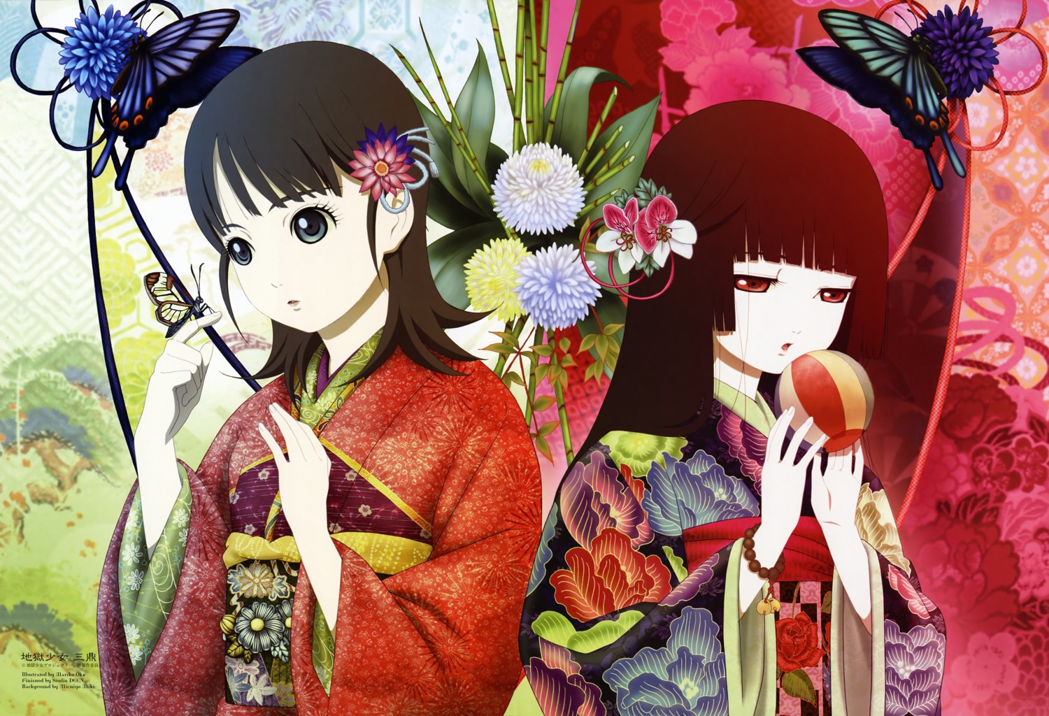 enma_ai, jigoku_shoujo, jigoku_shoujo_mitsuganae, mikage_yuzuki, oka_mariko