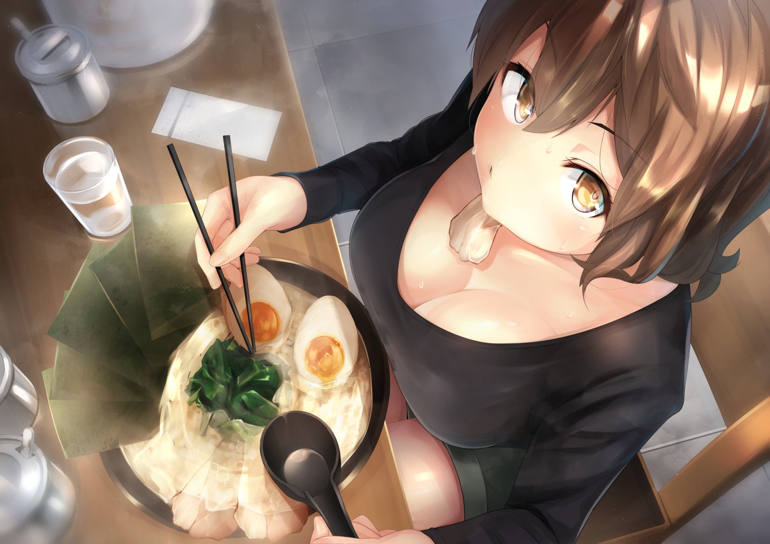 cleavage, keigen_hichou