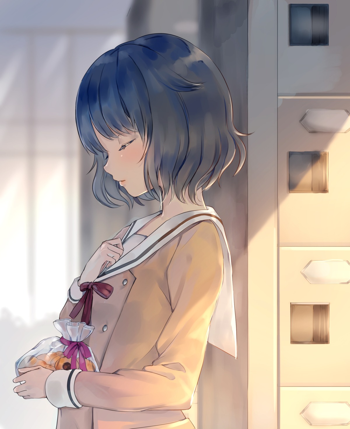 bang_dream!, nogi_momoko, seifuku, ushigome_rimi