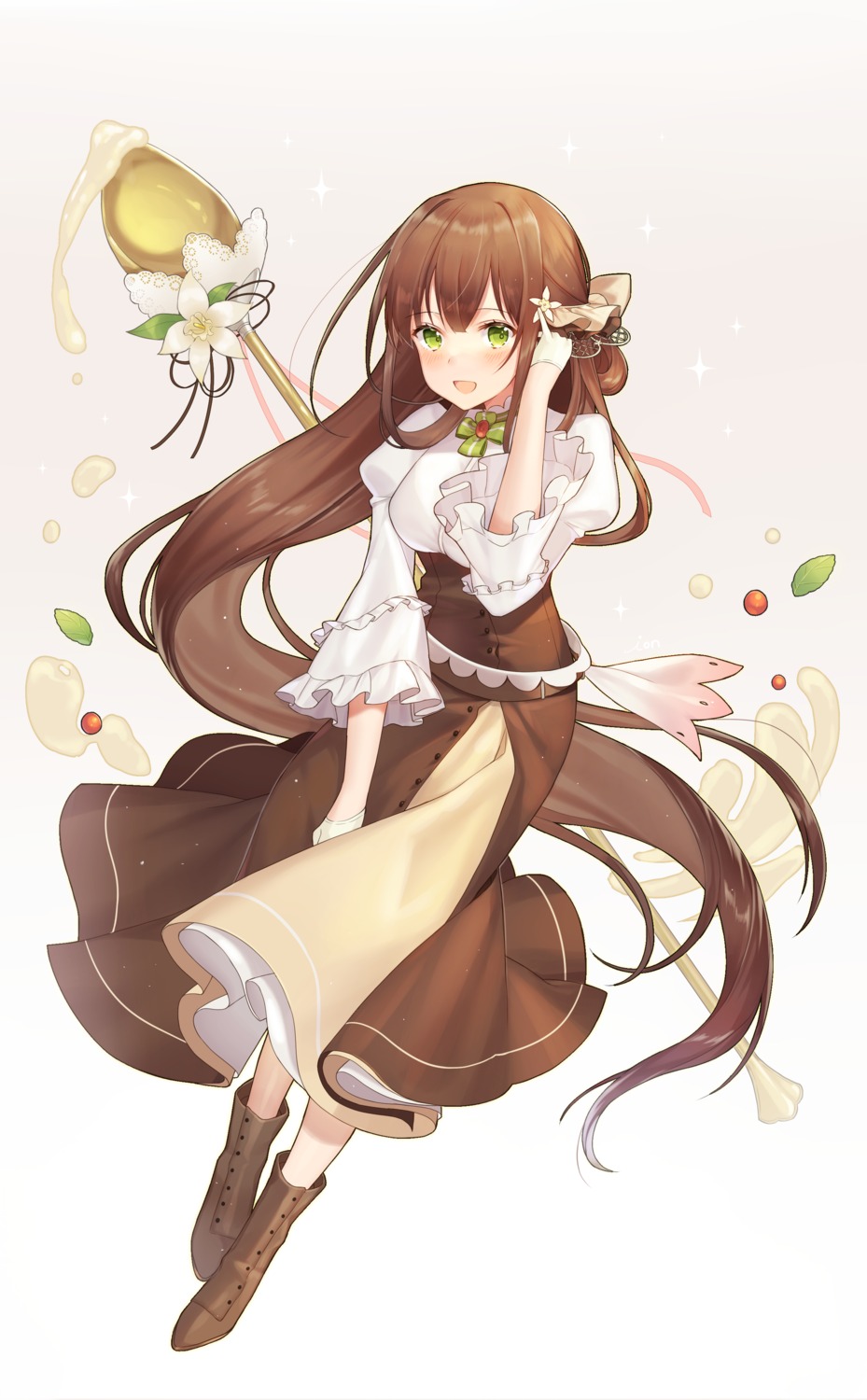dress, food_fantasy, ion_(on01e), tiramisu_(food_fantasy)