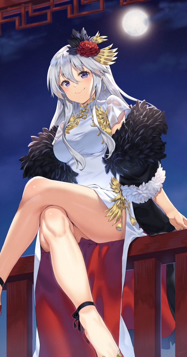 azur_lane, chinadress, enterprise_(azur_lane), joker_(tomakin524)
