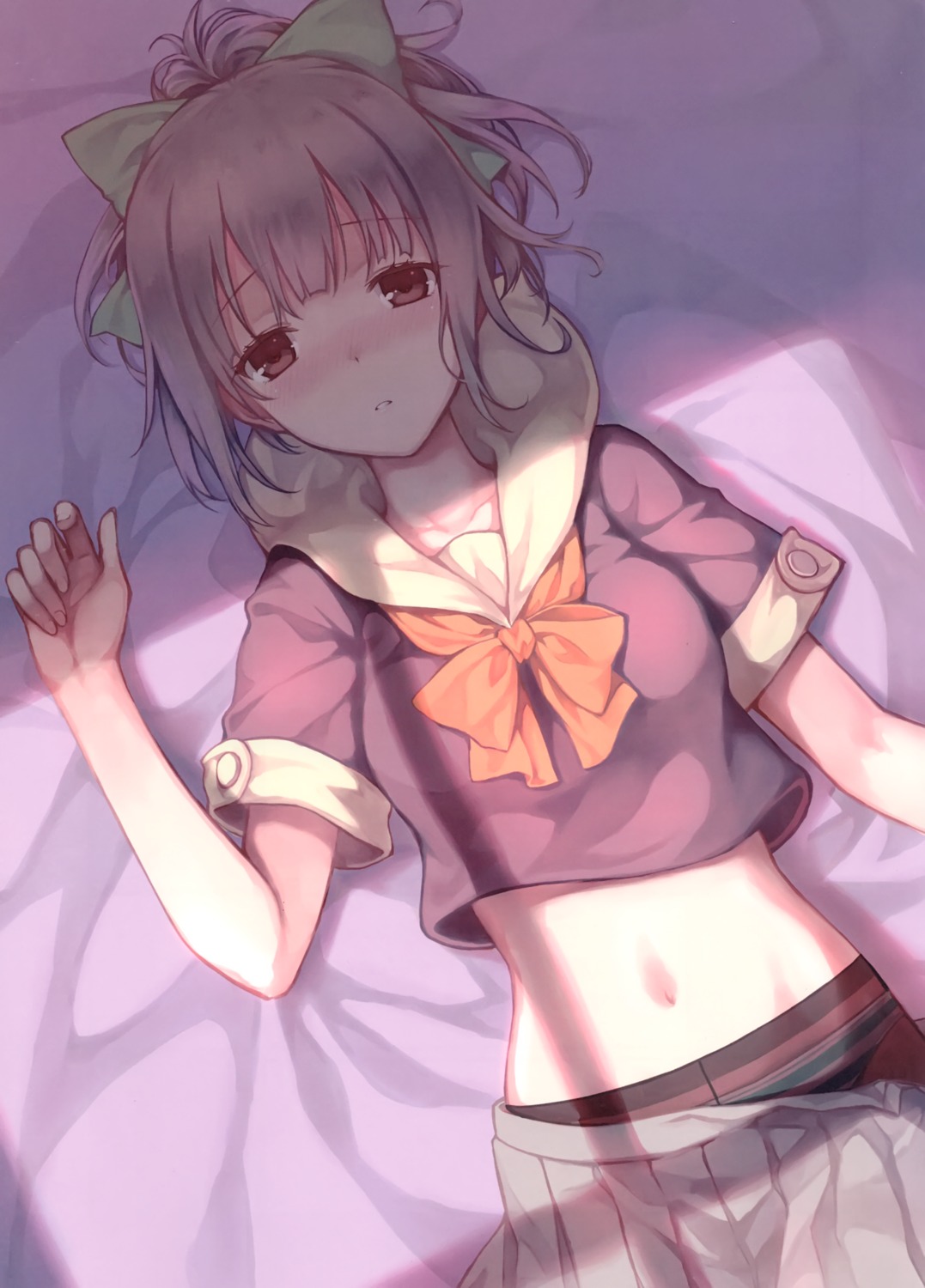 hiten, hitenkei, kantai_collection, pantsu, pantyhose, seifuku, shimapan, yuubari_(kancolle)