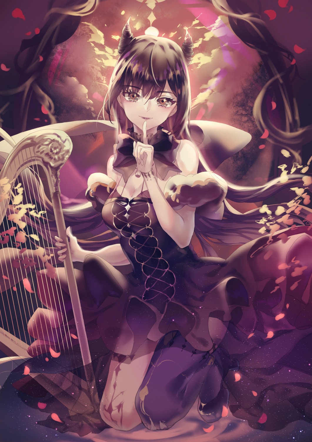 cangzhijiyuan, cleavage, dress, heels, tagme, tattoo, thighhighs