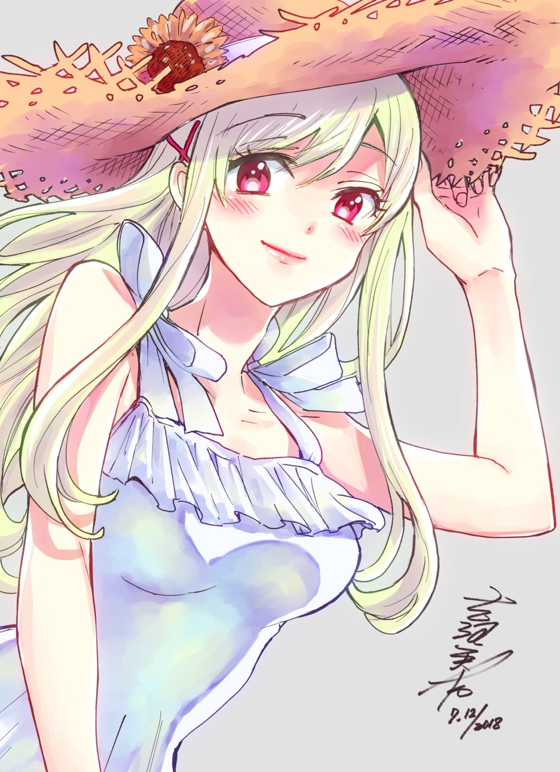 dress, shiraishi_urara, summer_dress, yamada-kun_to_7-nin_no_majo, yoshikawa_miki