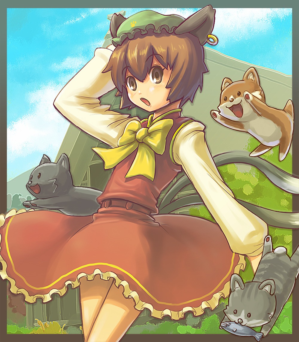 chen, nakune, touhou