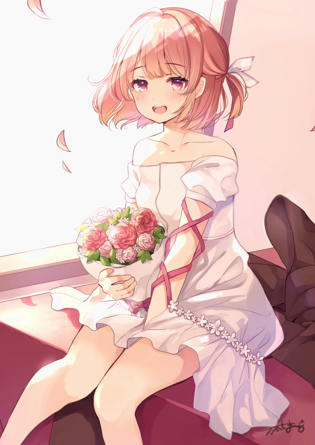 dress, mafuyu_shima, valentine
