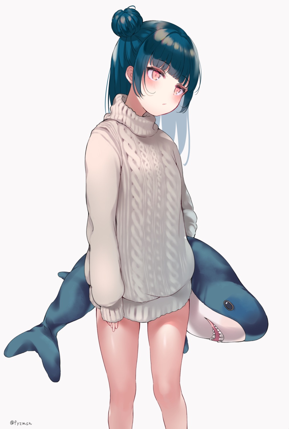 fuyuzima, love_live!_(series), love_live!_sunshine!!, sweater, tsushima_yoshiko