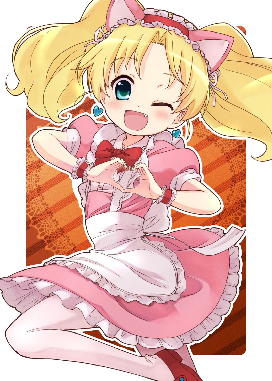 animal_ears, heels, jewelpet, jewelpet_twinkle, maid, miria_marigold_mackenzie, nekomimi, nyama