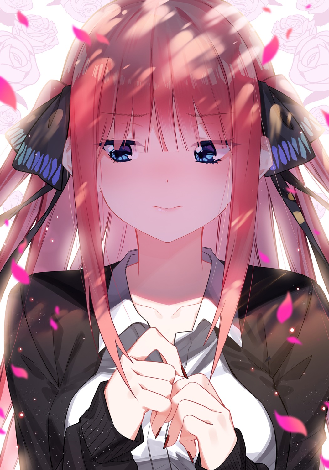 5-toubun_no_hanayome, nakano_nino, seifuku, sweater, zhanzheng_zi