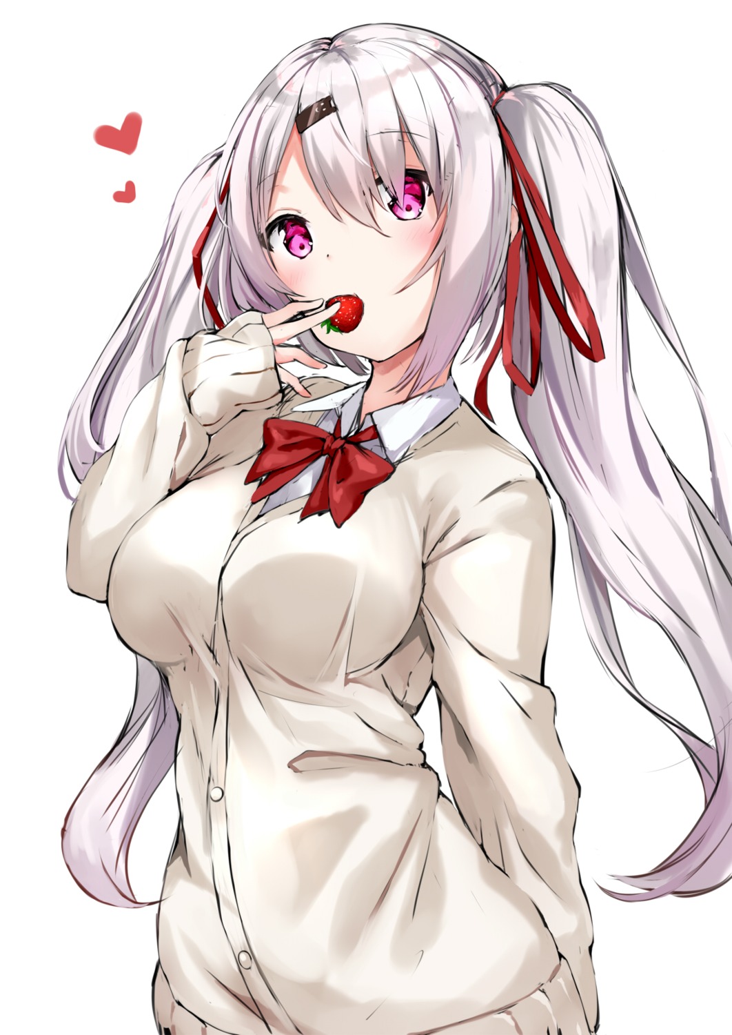 nijisanji, nijisanji_gamers, seifuku, shiina_yuika, sweater, yukisiro_arte