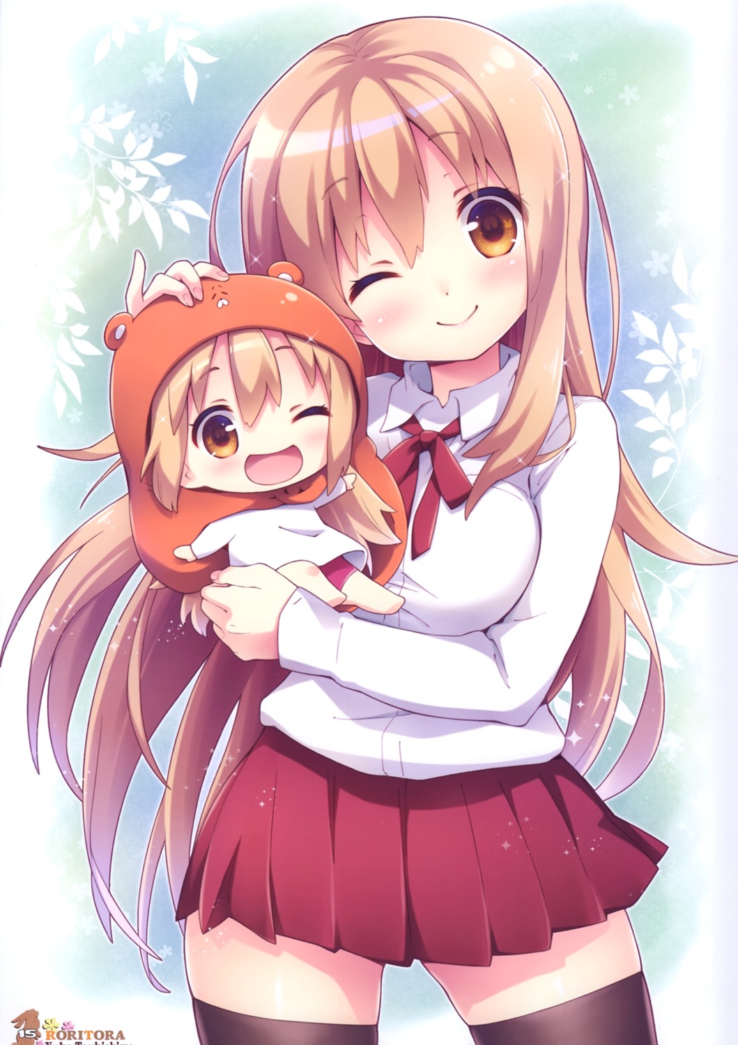 chibi, doma_umaru, himouto!_umaru-chan, roritora, seifuku, tsukishima_yuuko