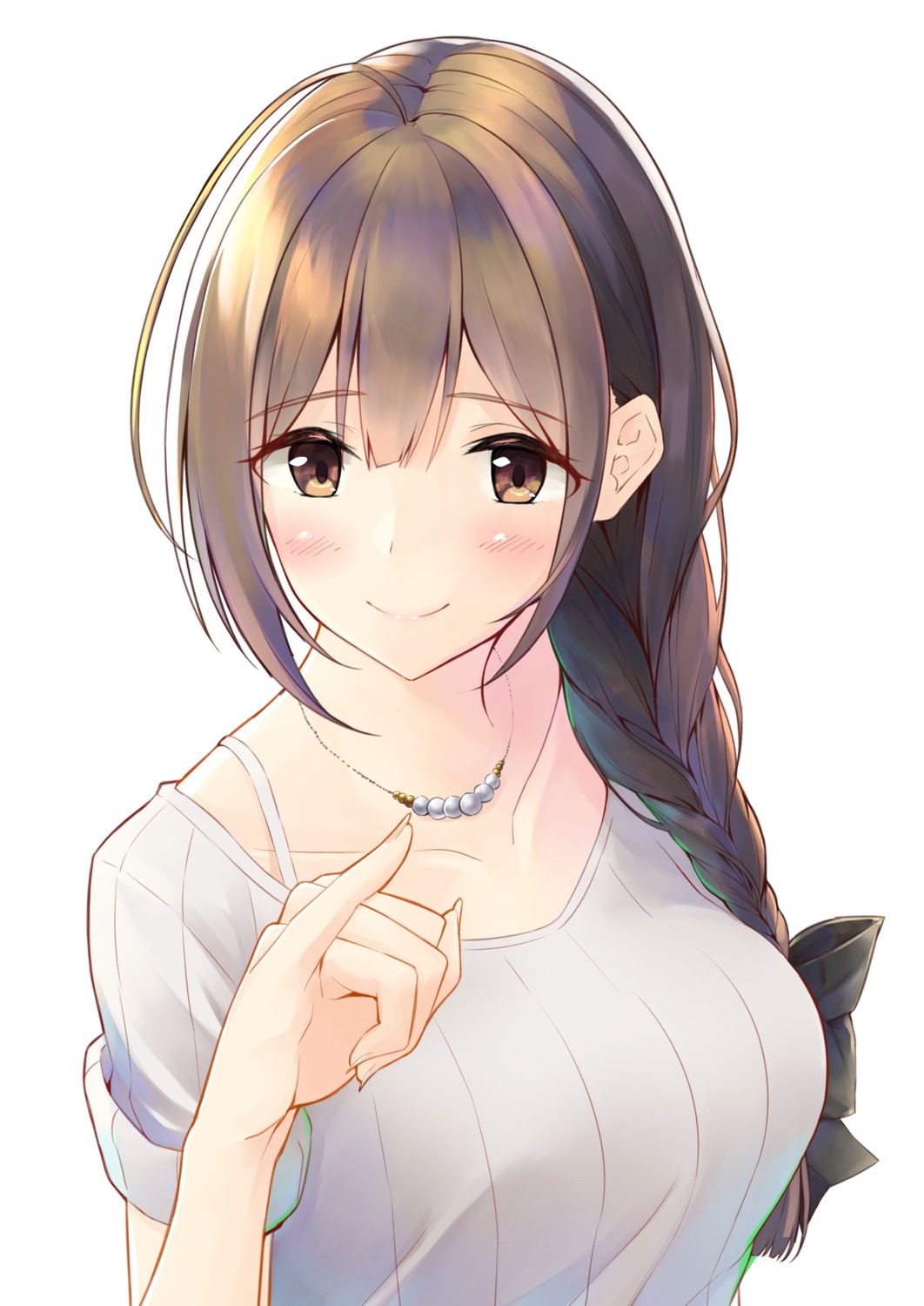 bra, kuwayama_chiyuki, megurumiru, sweater, the_idolm@ster, the_idolm@ster_shiny_colors
