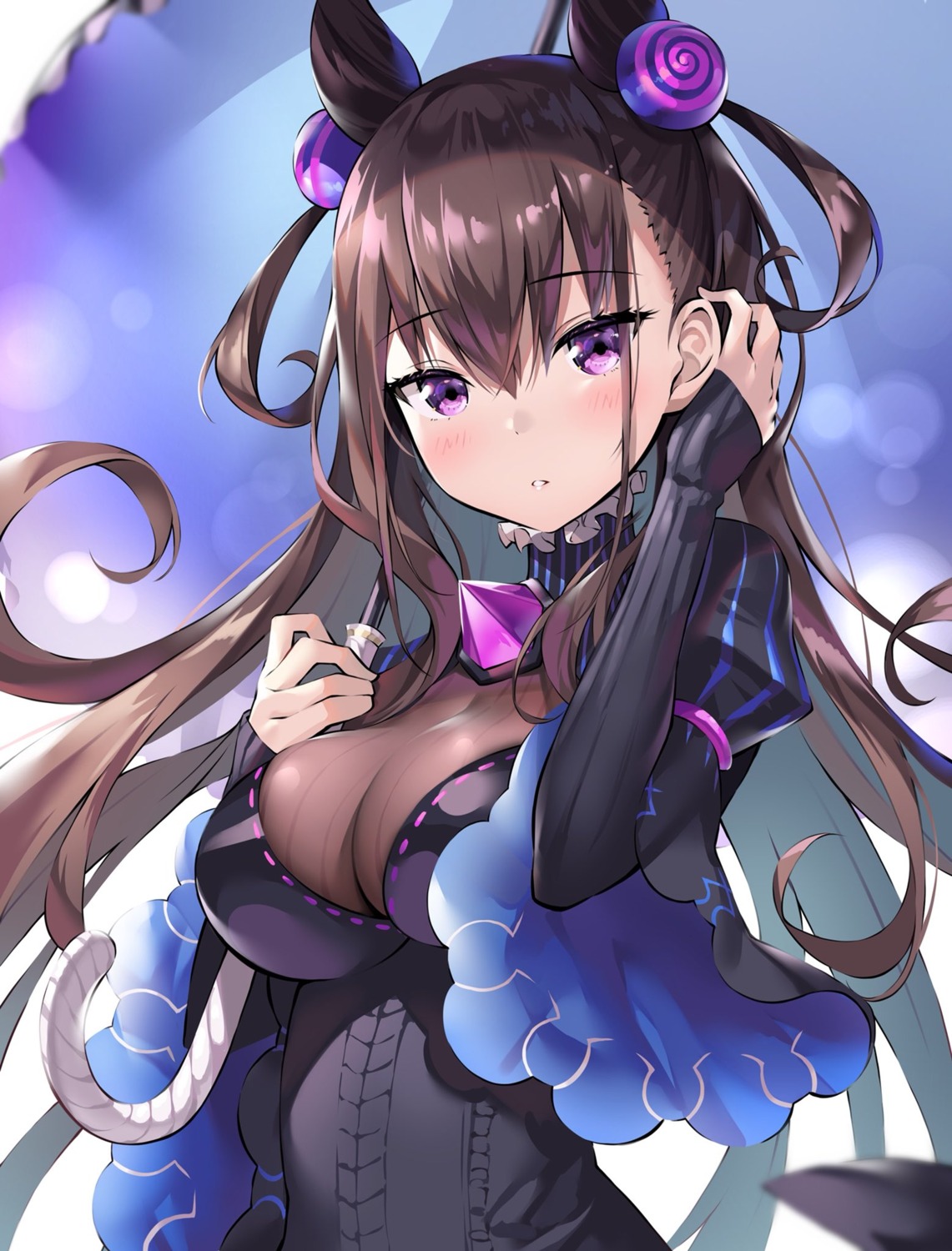 ale_nqki, fate/grand_order, murasaki_shikibu_(fate), umbrella