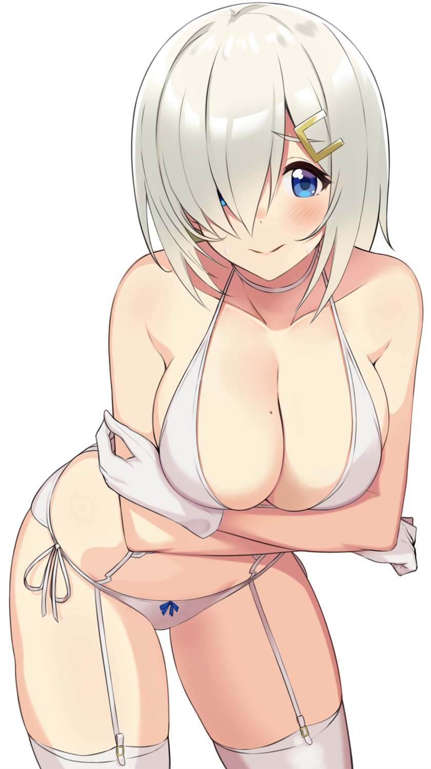 bra, breast_hold, hamakaze_(kancolle), kantai_collection, pantsu, stockings, string_panties, sukebewe