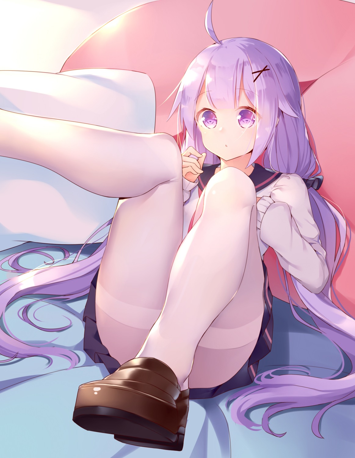 azur_lane, pantyhose, seifuku, sweater, unicorn_(azur_lane), zhao_(pixiv12947327)