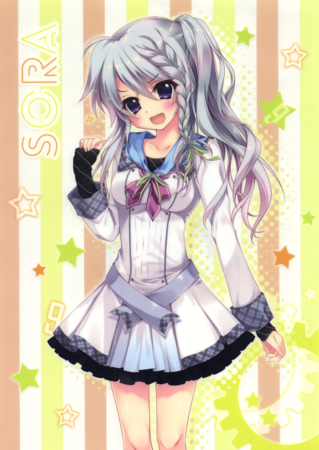 9-nine-, 9-nine-_sorairo_sorauta_soranooto, izumi_tsubasu, niimi_sora, palette, seifuku