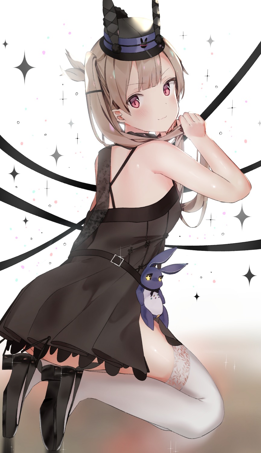 dress, girls_frontline, heels, idemitsu, sr-3mp_(girls_frontline), thighhighs