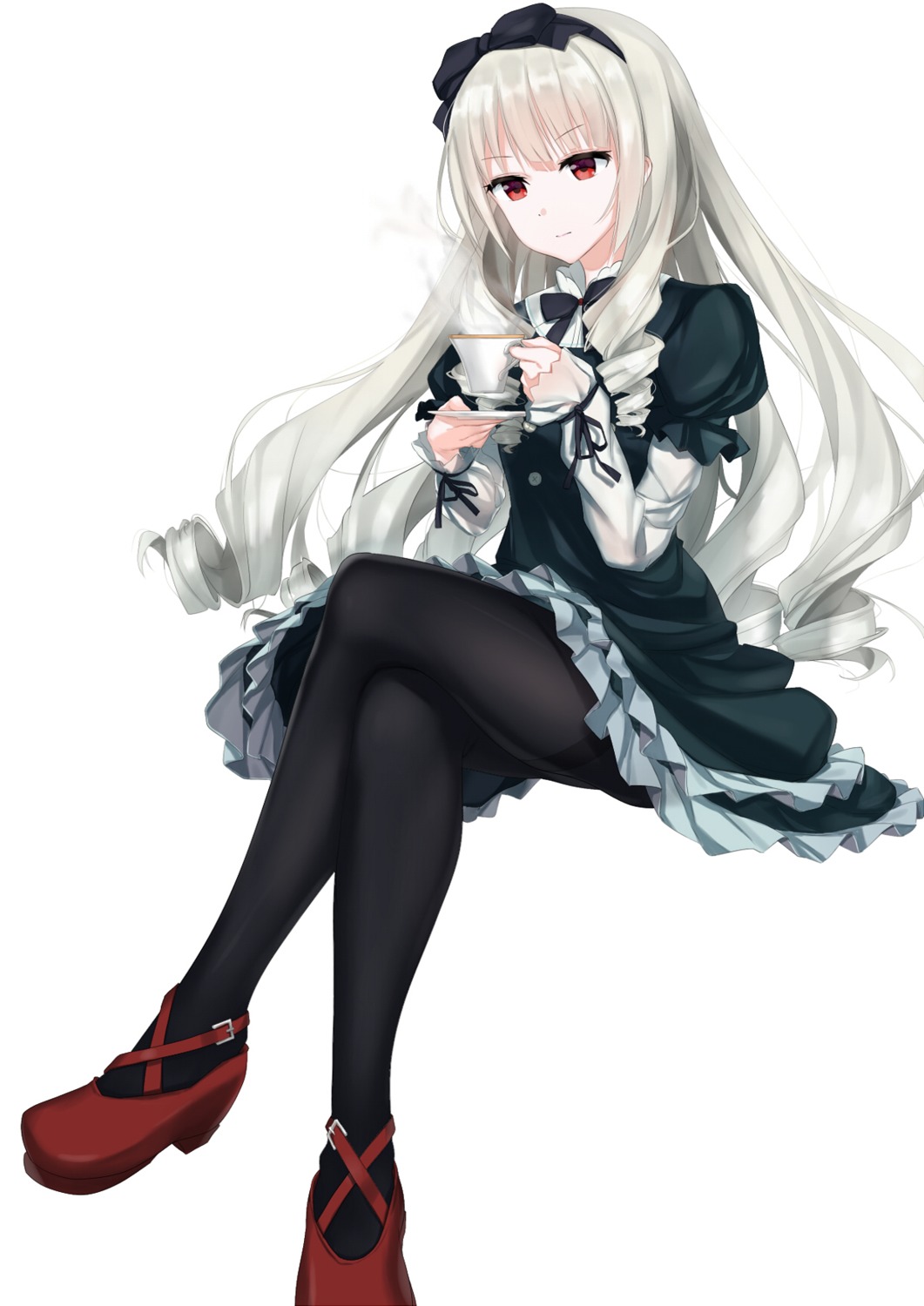 gothic_lolita, heels, lolita_fashion, ogasawara_rinko, pantyhose, shirobako, u.n.k.