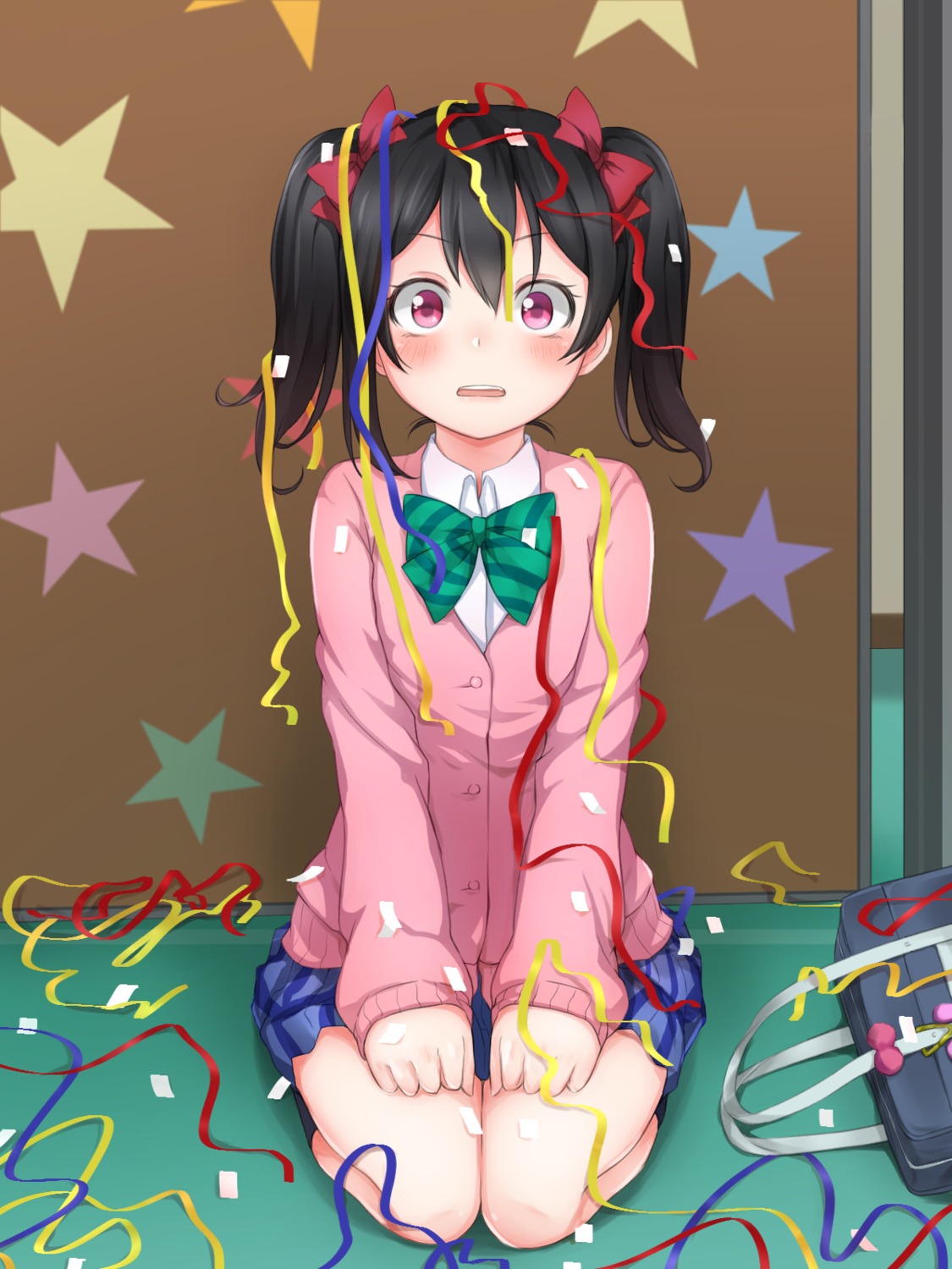 ichiban_no_yagi, love_live!, love_live!_(series), seifuku, sweater, yazawa_nico