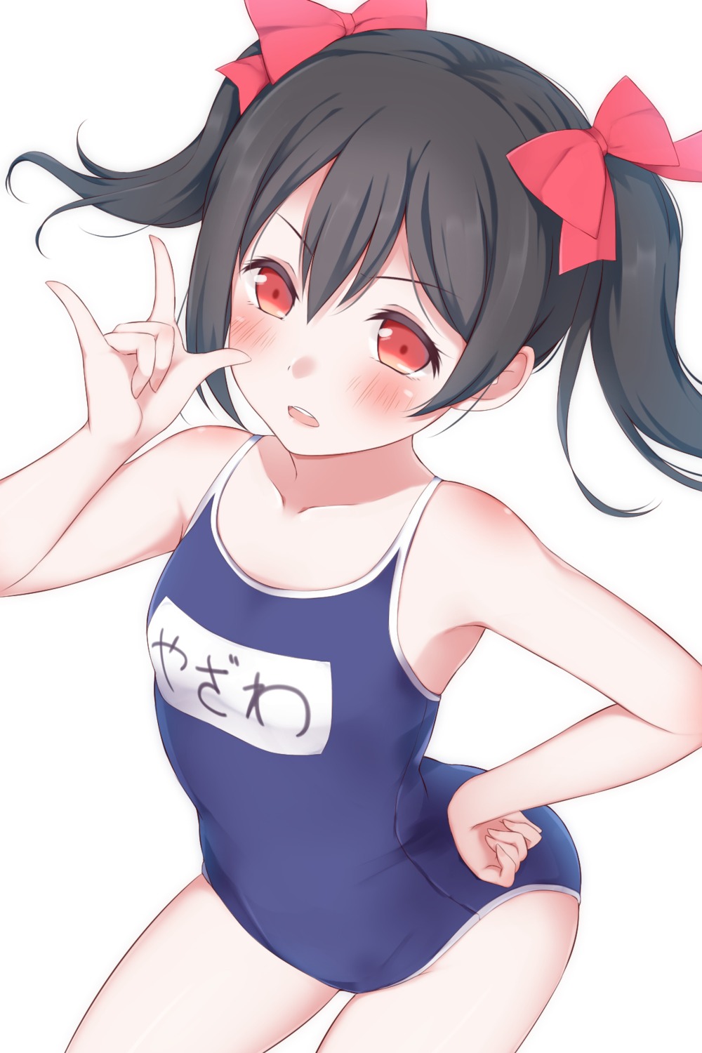 ichiban_no_yagi, love_live!, love_live!_(series), school_swimsuit, swimsuits, yazawa_nico