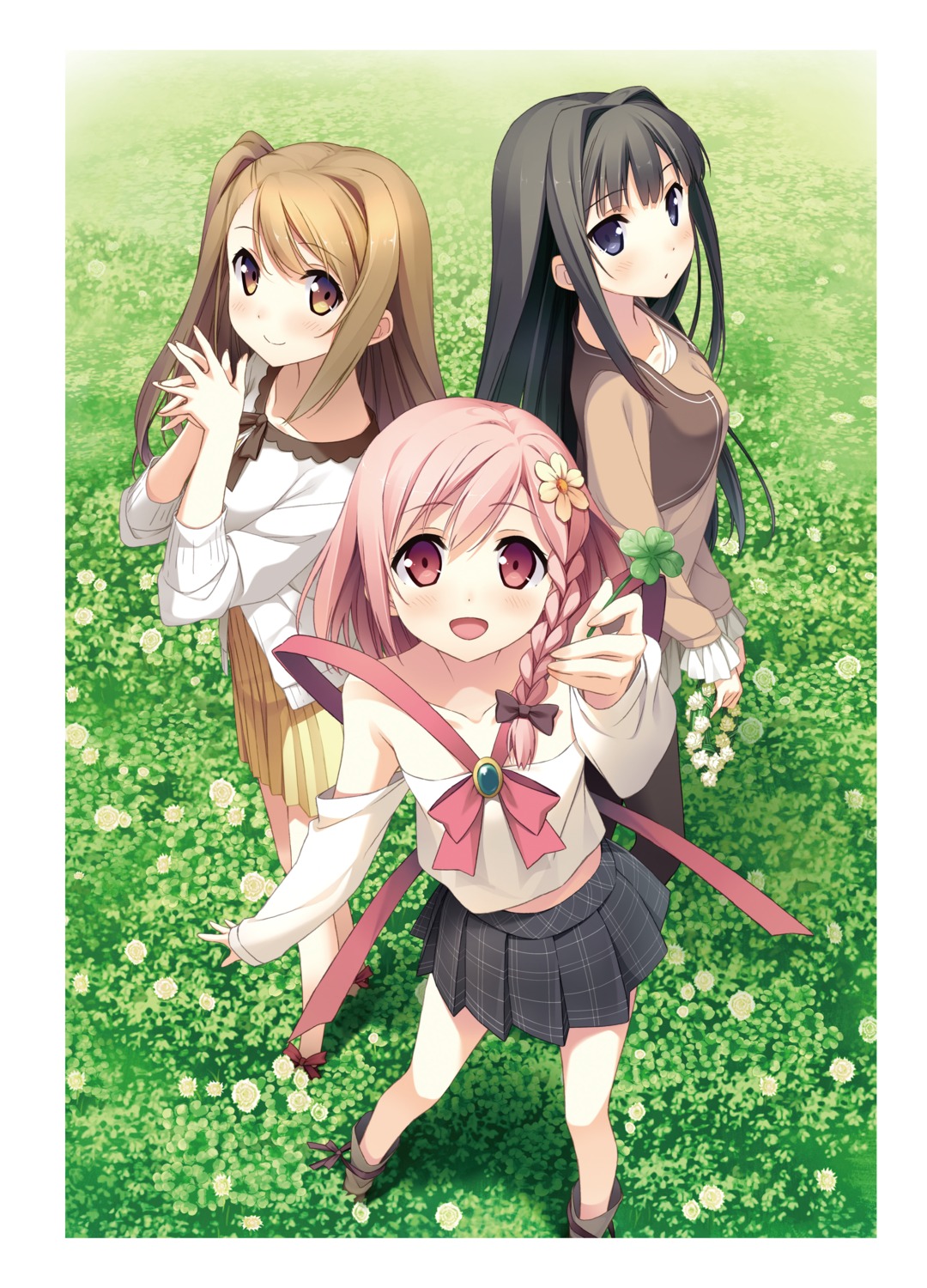 ayase_sayuki, cube, dress, ichinose_hotori, kantoku, pantyhose, your_diary, yua