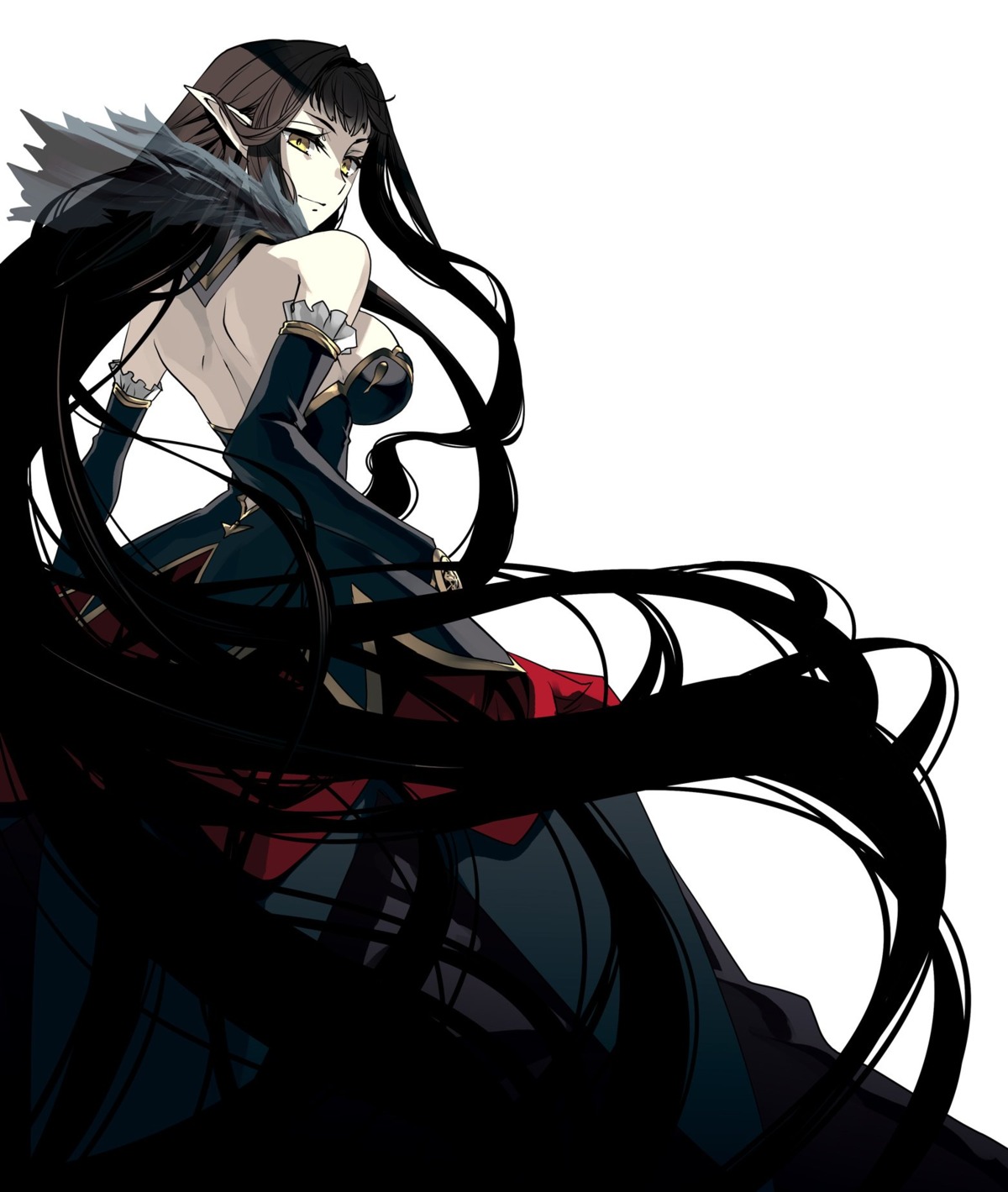 fate/apocrypha, fate/stay_night, ishida_akira, pointy_ears, semiramis_(fate)