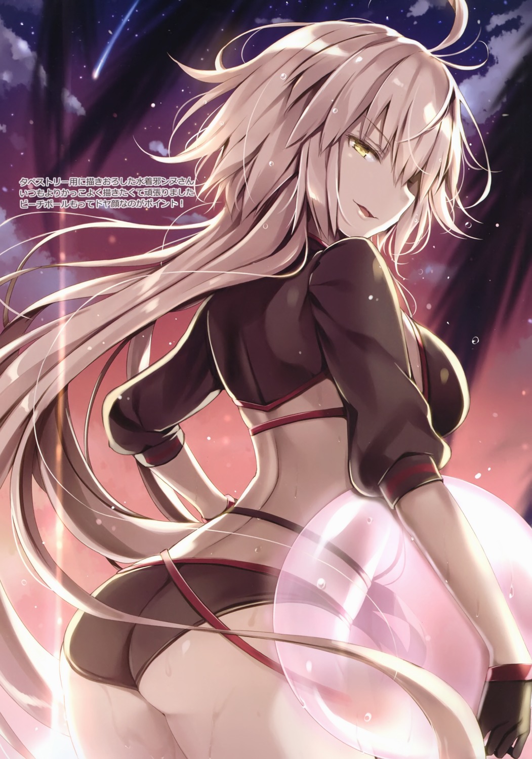 fate/grand_order, ichigosize, jeanne_d'arc, jeanne_d'arc_alter_(fate), natsume_eri, swimsuits