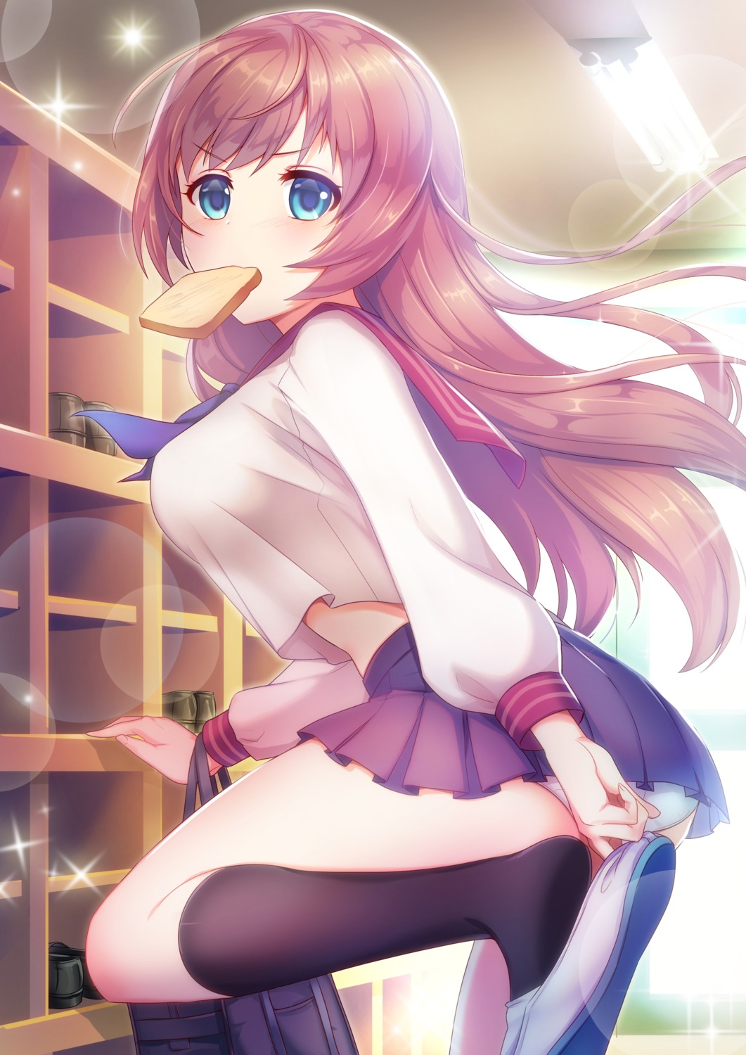 ass, kokouno_oyazi, pantsu, seifuku